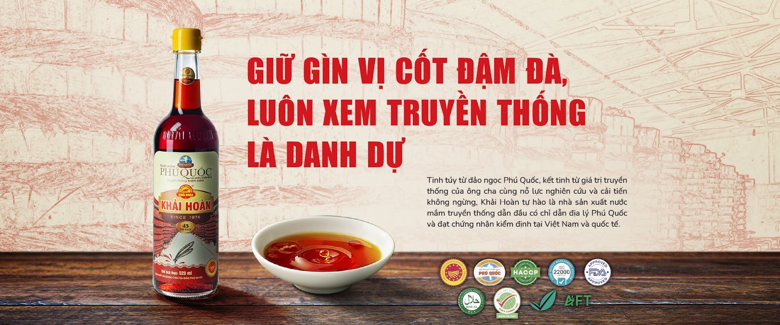Chai nước mắm truyền thống đậm đà, bí quyết pha nước chấm ngon