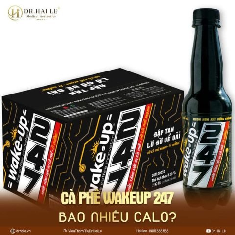 Chai nước tăng lực Wake Up 247 và lượng calo bên trong