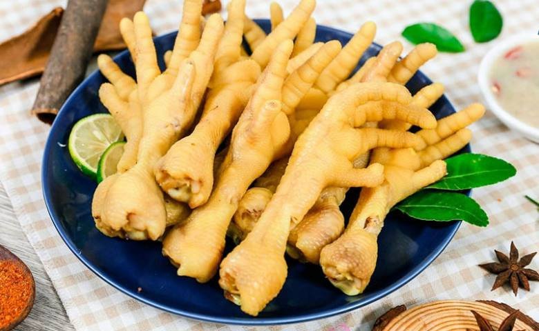 Chân gà hấp hành thơm ngon