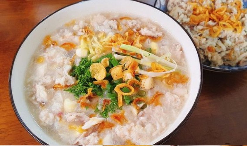 Cháo cá chép hạt sen thanh mát, bổ dưỡng, hỗ trợ an thai cho mẹ bầu