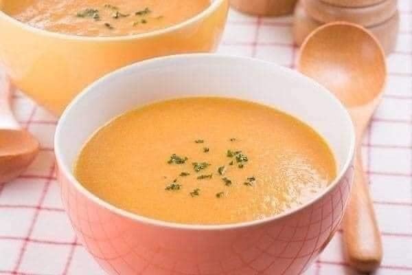 Cháo cá hồi khoai lang mềm mịn