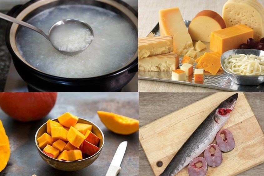Cháo cá lóc phô mai tách muối cho bé