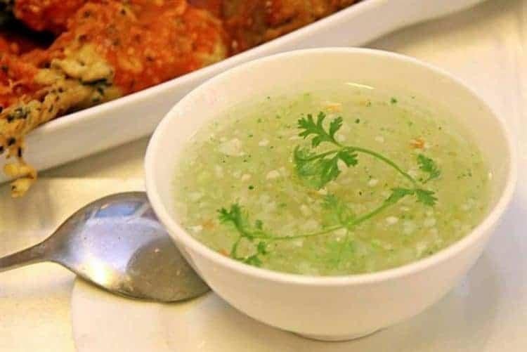 Cháo cua biển rau ngót cho bé ăn dặm