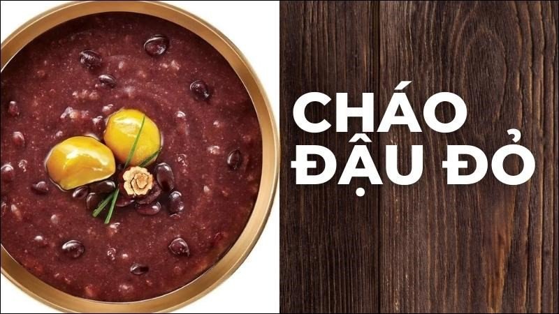 Cháo đậu đỏ giảm cân