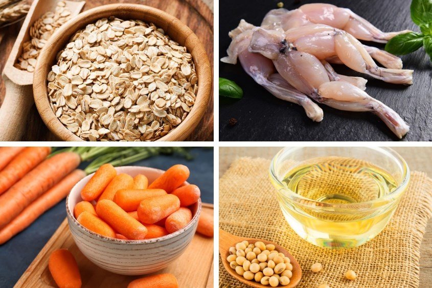 Cháo ếch yến mạch cà rốt giàu dinh dưỡng cho bé