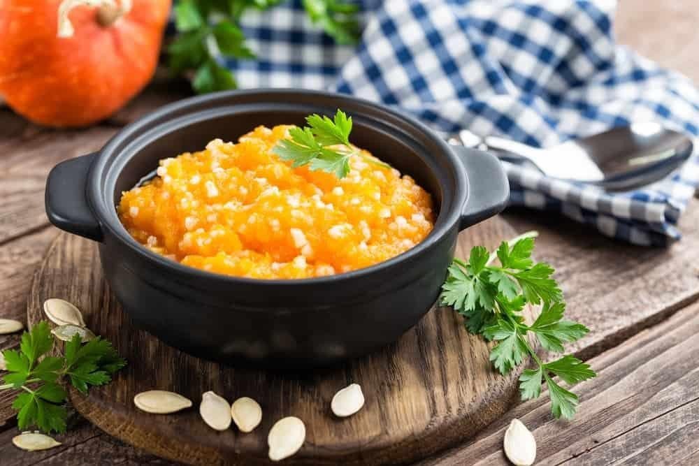 Cháo lươn bí đỏ giàu dinh dưỡng cho bé