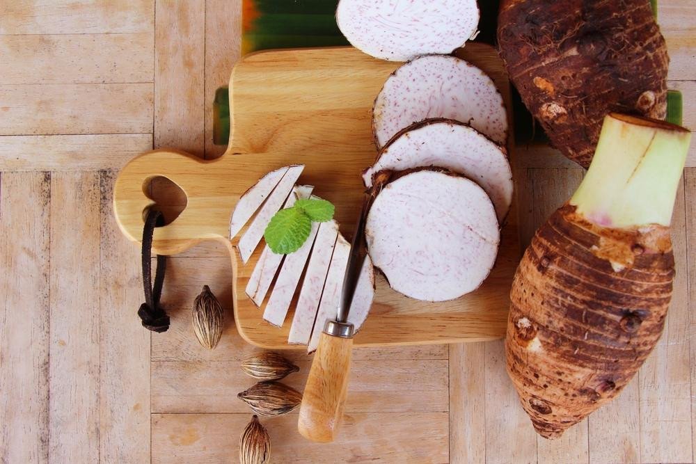 Cháo lươn khoai môn thơm béo cho trẻ ăn dặm