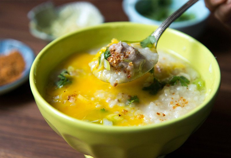 Cháo tim heo cà rốt bí đỏ giàu vitamin cho sự phát triển của bé