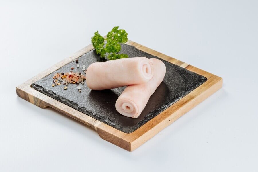 Chế biến da heo luộc, hấp