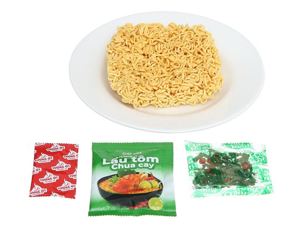 Chế biến mì Cung Đình chua cay chỉ trong 3 phút và thêm rau củ để tăng dinh dưỡng