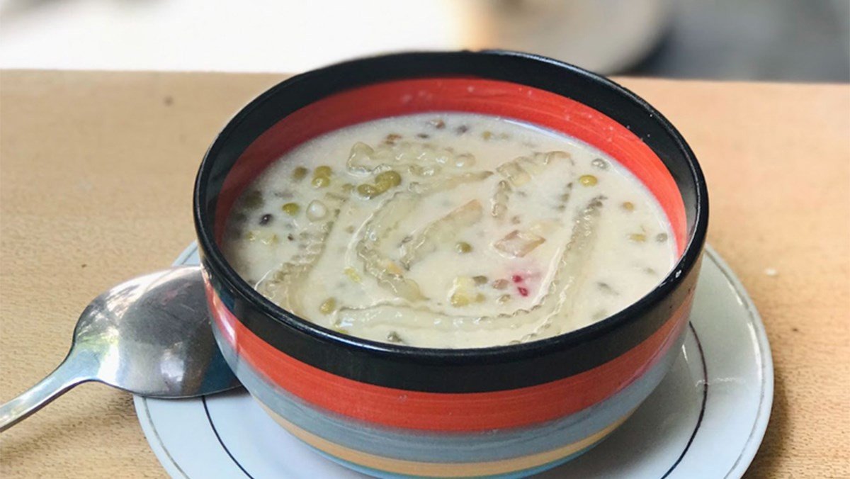 Chè bột báng đậu xanh thanh nhiệt