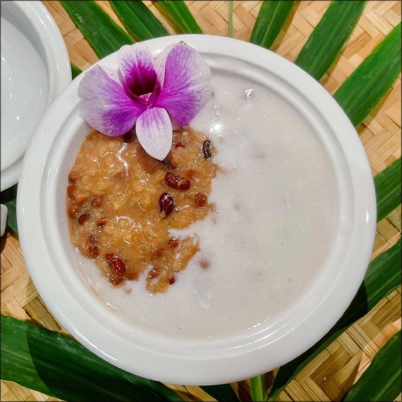 Chè đậu đỏ với nếp truyền thống thành phẩm