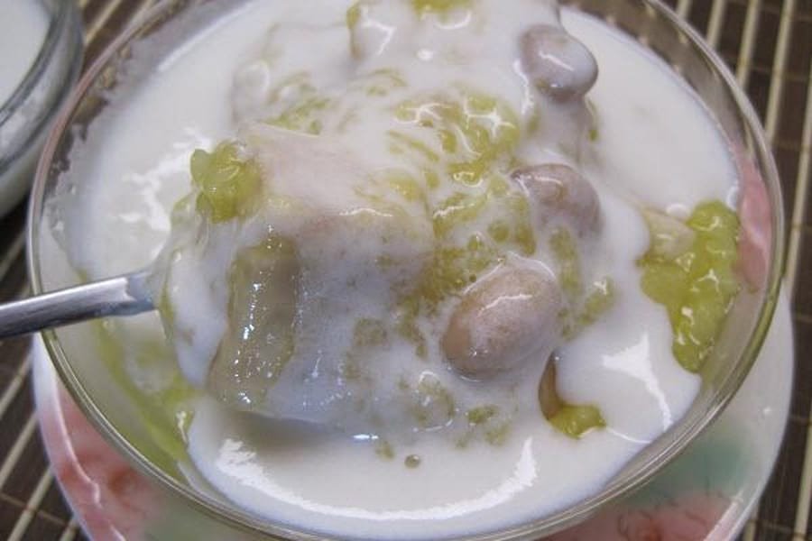 Chè đậu trắng khoai môn mềm bùi, hấp dẫn cho cả gia đình