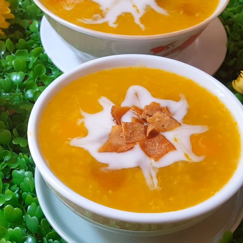Chén chè bí đỏ đậu xanh hoàn chỉnh thơm ngon