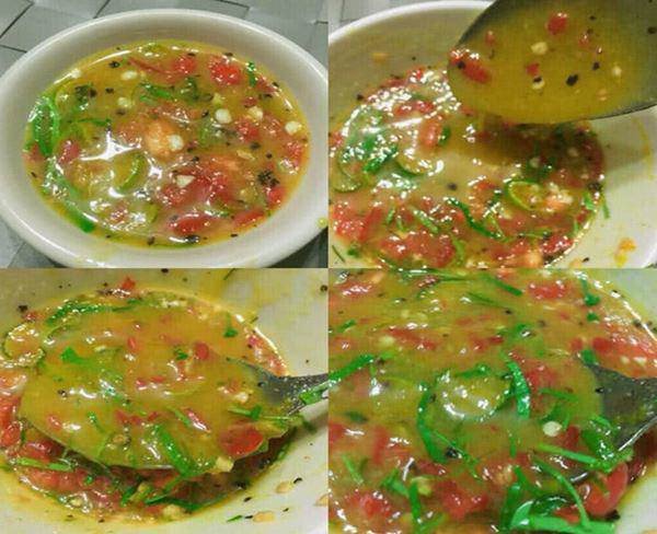 Chén nước chấm gà tiềm ớt hiểm muối ớt xanh