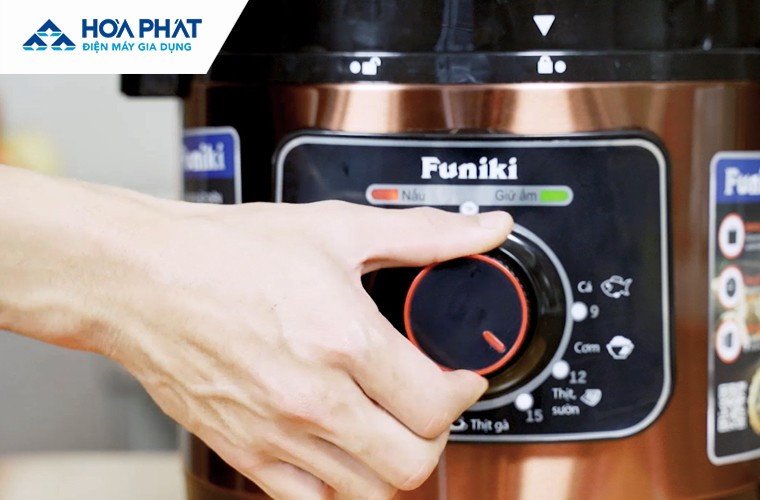 Chọn chế độ nấu nồi áp suất