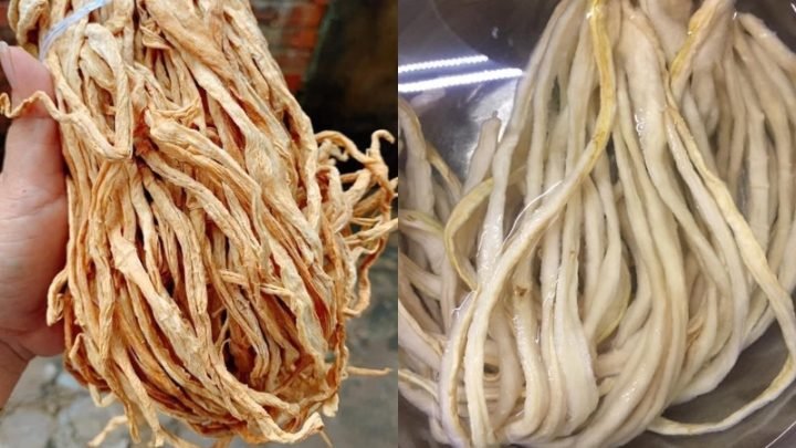 Chọn củ cải khô và sơ chế đúng cách cho món xào thịt lợn