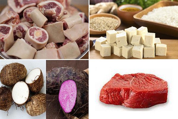 Chọn lựa đuôi bò và khoai môn tươi ngon cho lẩu