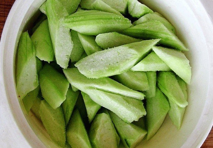 Chọn mướp tươi ngon để nấu canh mướp suông