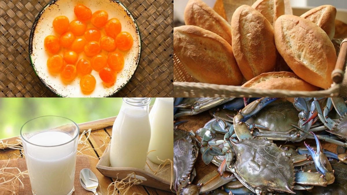 Chuẩn bị nguyên liệu chính cho món cua sốt trứng muối