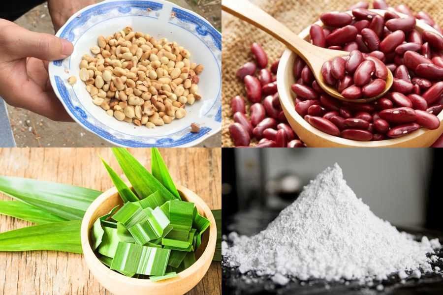 Chuẩn bị nguyên liệu nấu chè đậu đỏ bánh lọt độc đáo