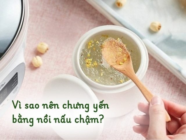 Cách Chưng Yến Bằng Nồi Nấu Chậm Đậm Đà Dinh Dưỡng Tại Nấu Chuẩn Ăn Ngon chưng yến bằng nồi nấu chậm đơn giản