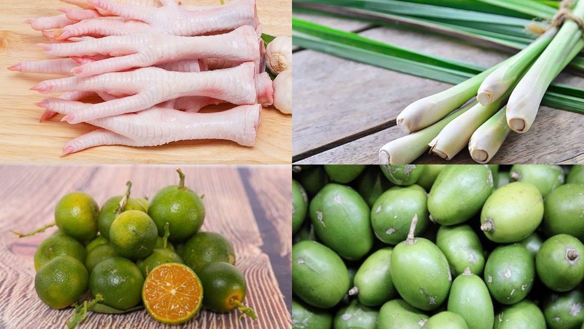 Cóc non tươi ngon cho chân gà sả tắc