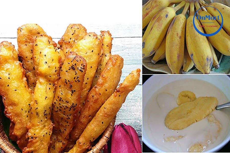 Công thức làm bánh chuối chiên bằng bột gạo tại nhà