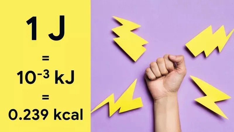 Công thức tính 2000 kj bằng bao nhiêu calo dễ dàng