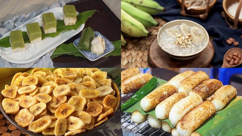 Đa dạng món ngon từ chuối mang lại nhiều lợi ích sức khỏe