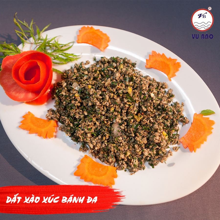 Dắt xào xúc bánh đa – món ngon miền Trung