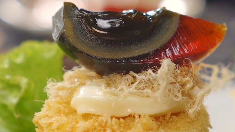 Đậu hũ non chiên trứng bắc thảo lạ miệng