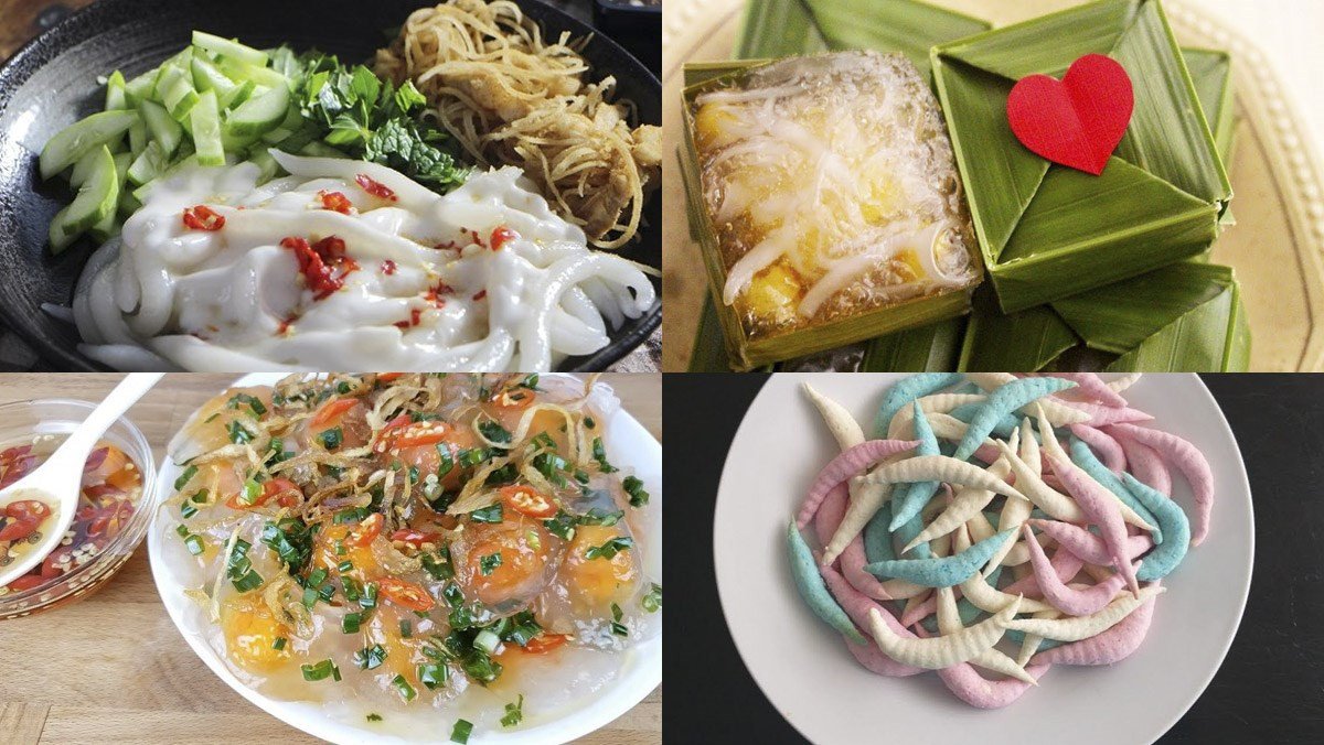 Khám Phá **Cách Làm Bánh Từ Bột Năng** Hấp Dẫn Dễ Làm Đĩa bánh đa dạng làm từ bột năng, minh họa sự phong phú trong cách làm bánh từ bột năng.
