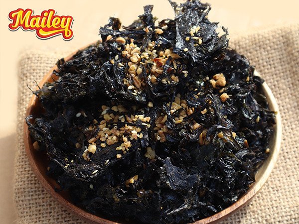 Dĩa rong biển cháy tỏi với tỏi phi vàng ươm