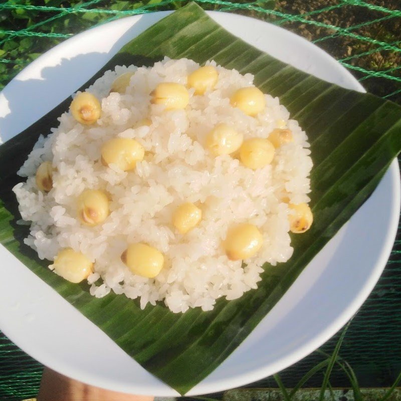 Đĩa xôi hạt sen tươi ngon miệng