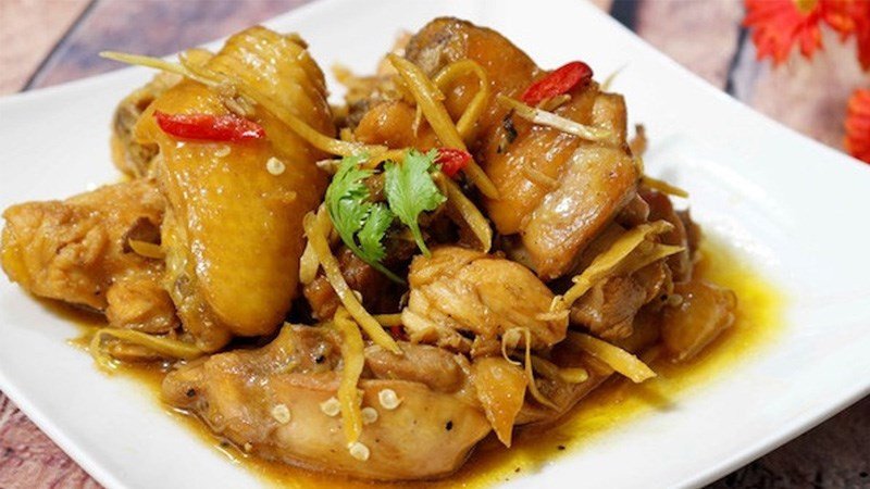 Gà kho sả ớt cay nồng