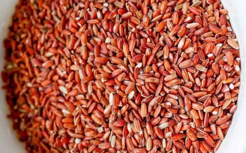 Gạo lứt đỏ với lớp cám giàu vitamin, hỗ trợ giảm cân và tim mạch