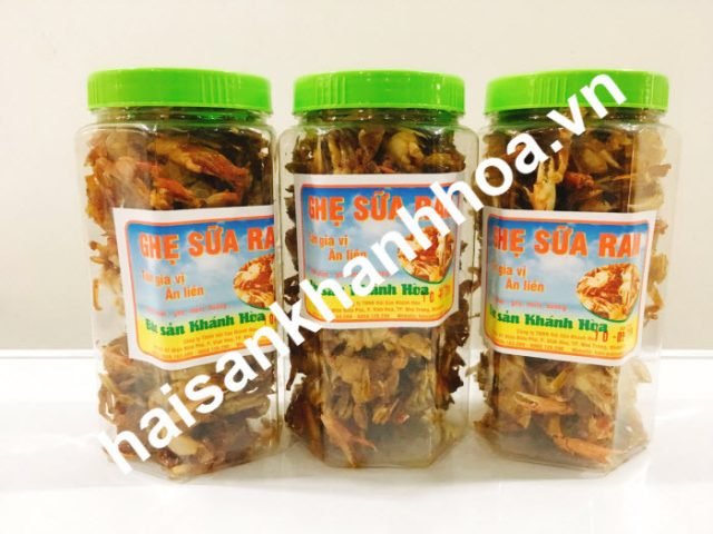 Ghẹ sữa rim đặc sản Nha Trang thơm ngon, giàu dinh dưỡng