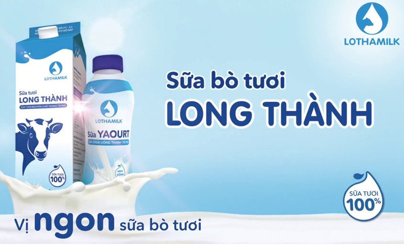 Giá sữa bò tươi Long Thành 110ml