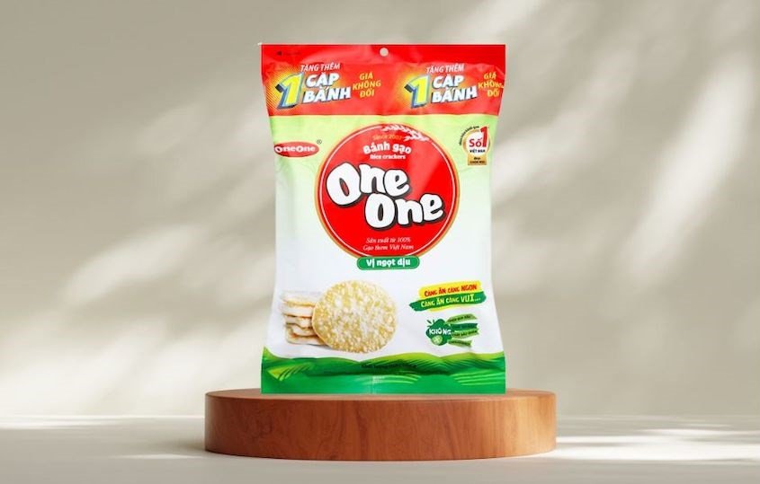 Giá trị dinh dưỡng của bánh gạo One One giúp bổ sung năng lượng