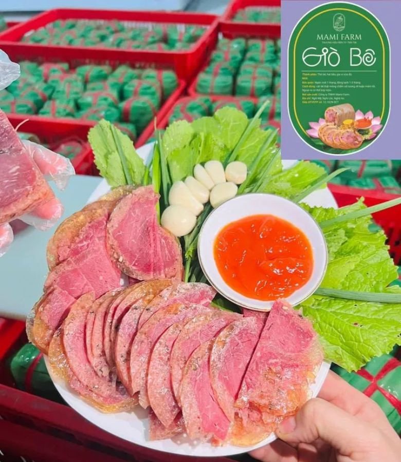Giò bê Mami Farm - sản phẩm chất lượng cao