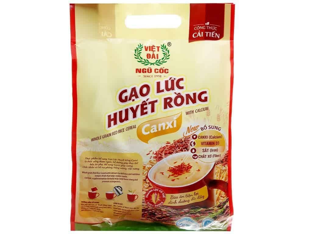 Gói bột ngũ cốc gạo lứt huyết rồng Việt Đài