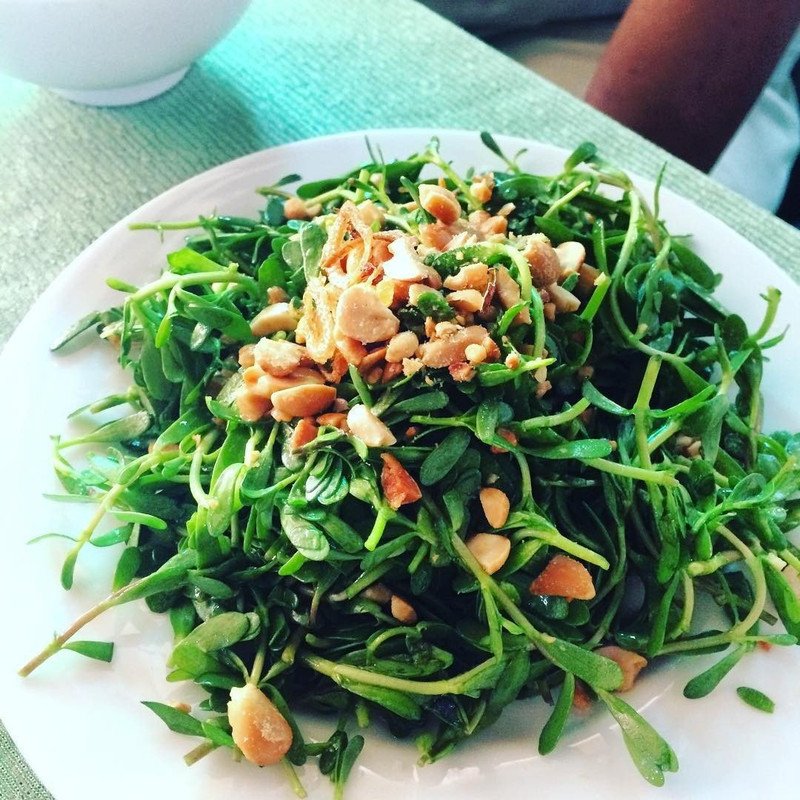 Gỏi rau đắng thanh đạm và bổ dưỡng