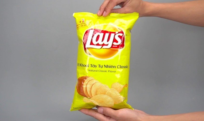 Gói snack khoai tây Lay's vị tự nhiên