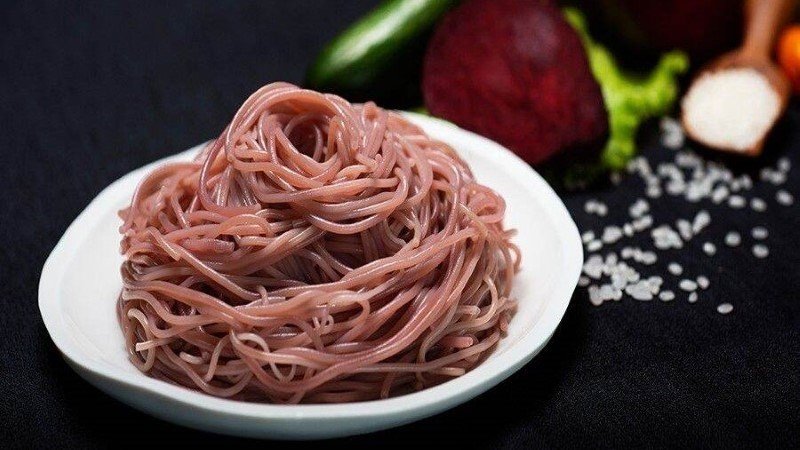 Hàm lượng calo của 100g bún gạo lứt đỏ đã luộc