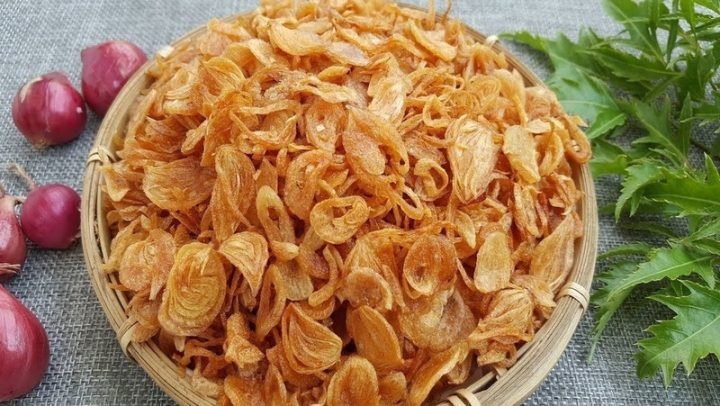 Hành tím tươi và hành phi