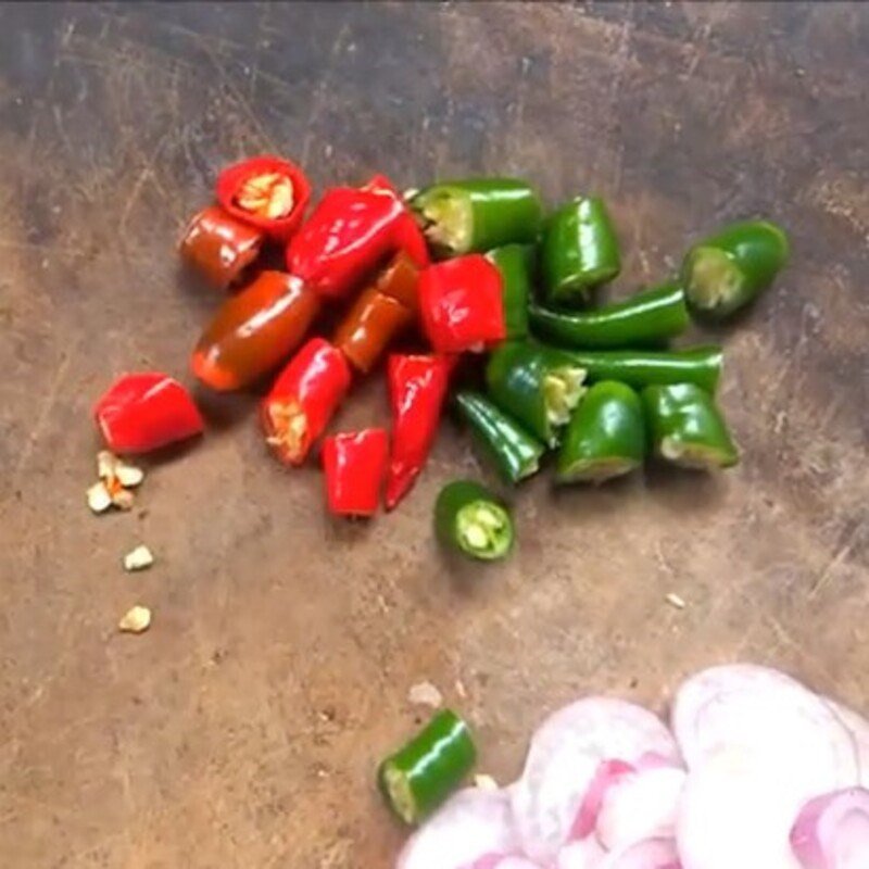 Hành tím và tỏi đã được băm nhỏ