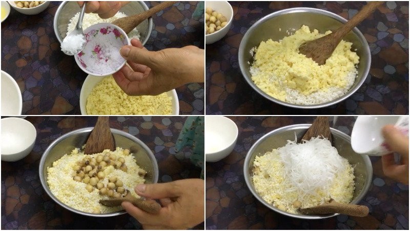 Hấp xôi vò hạt sen lần đầu