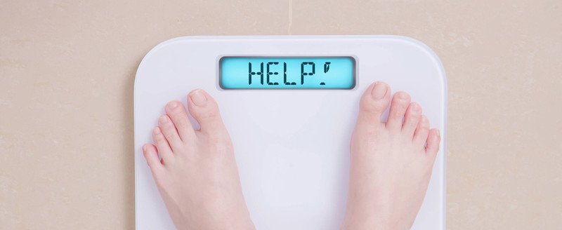 Hình ảnh người đang cân nhắc lượng calo trong bát cơm chiên trứng