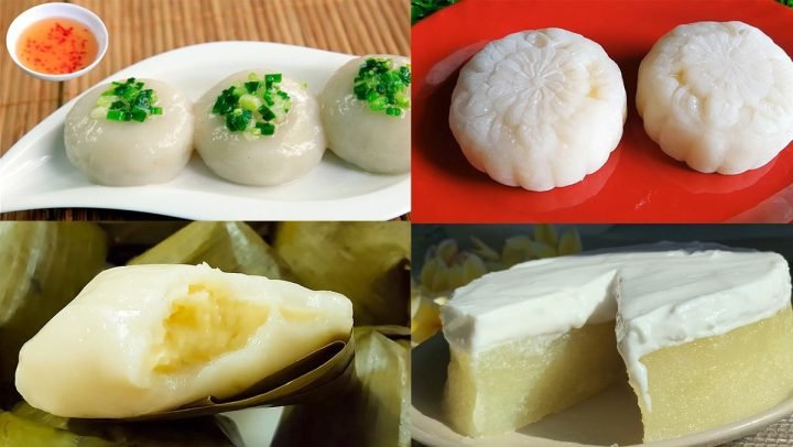 Hình ảnh tổng hợp các loại bánh bột nếp hấp đẹp mắt, đa dạng hương vị